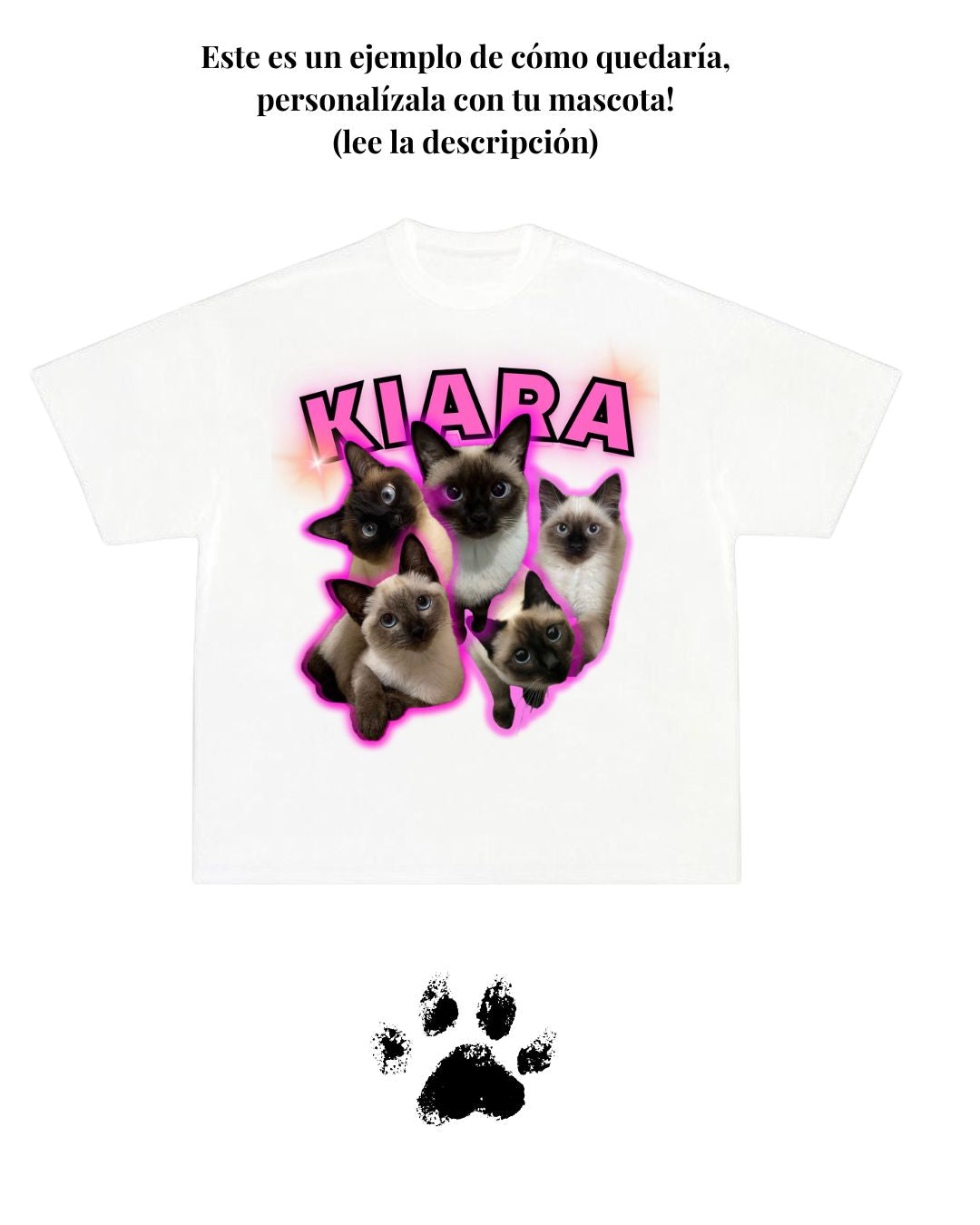 Camiseta Mascota- Collage