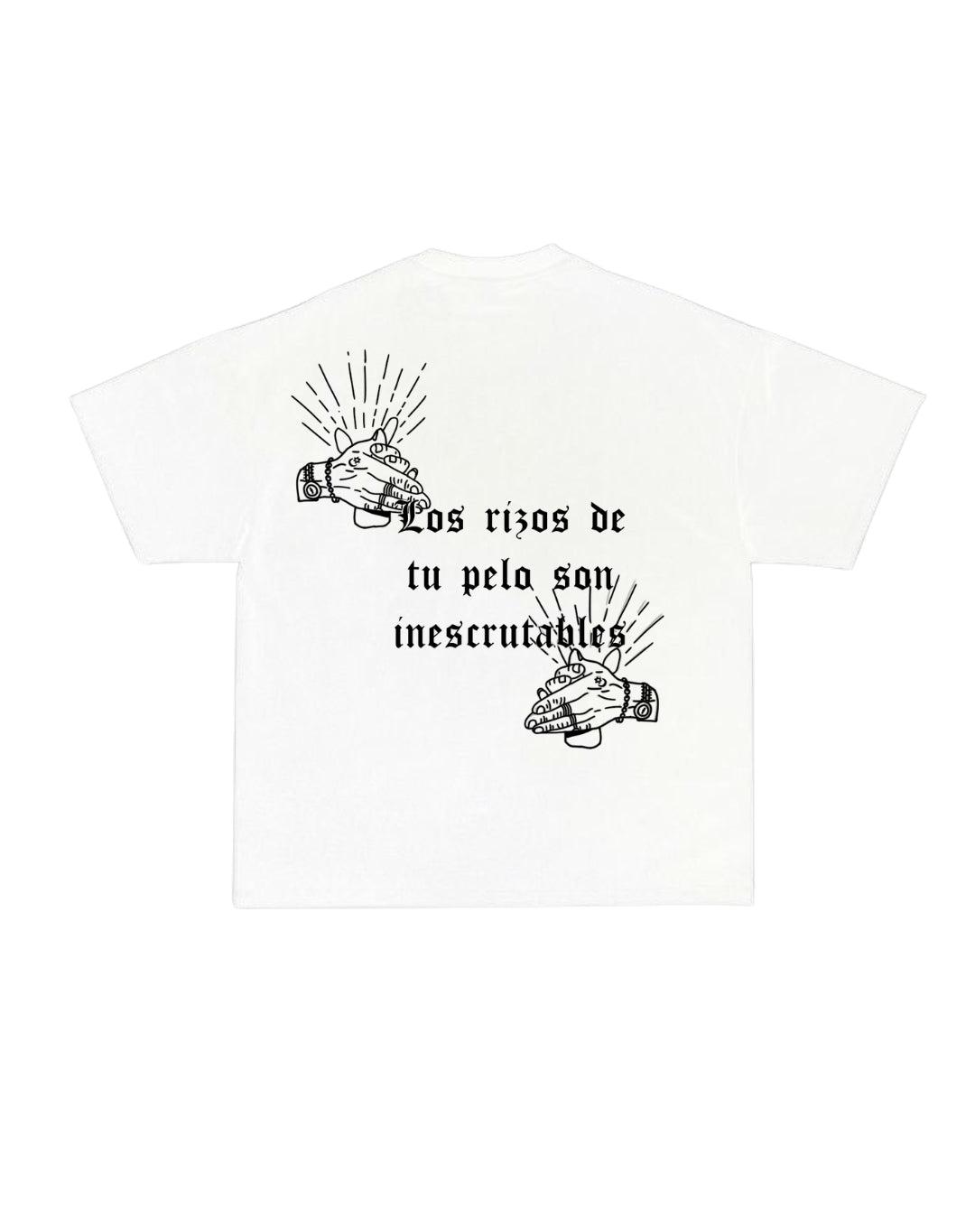 Camiseta “Los rizos de tu pelo son inescrutables”