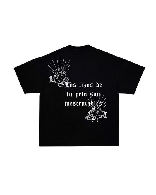 Camiseta “Los rizos de tu pelo son inescrutables”
