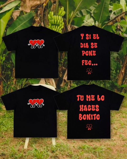 2x1 camisetas Bad Bunny negras