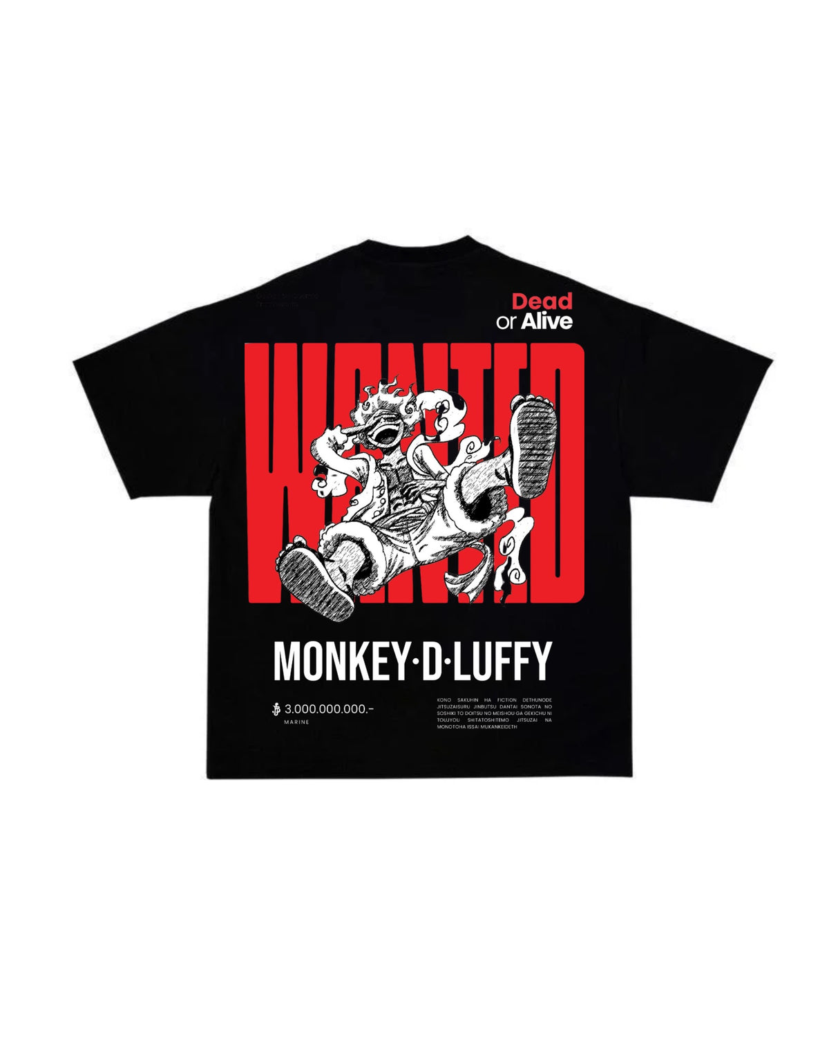 Camiseta Luffy-One Piece