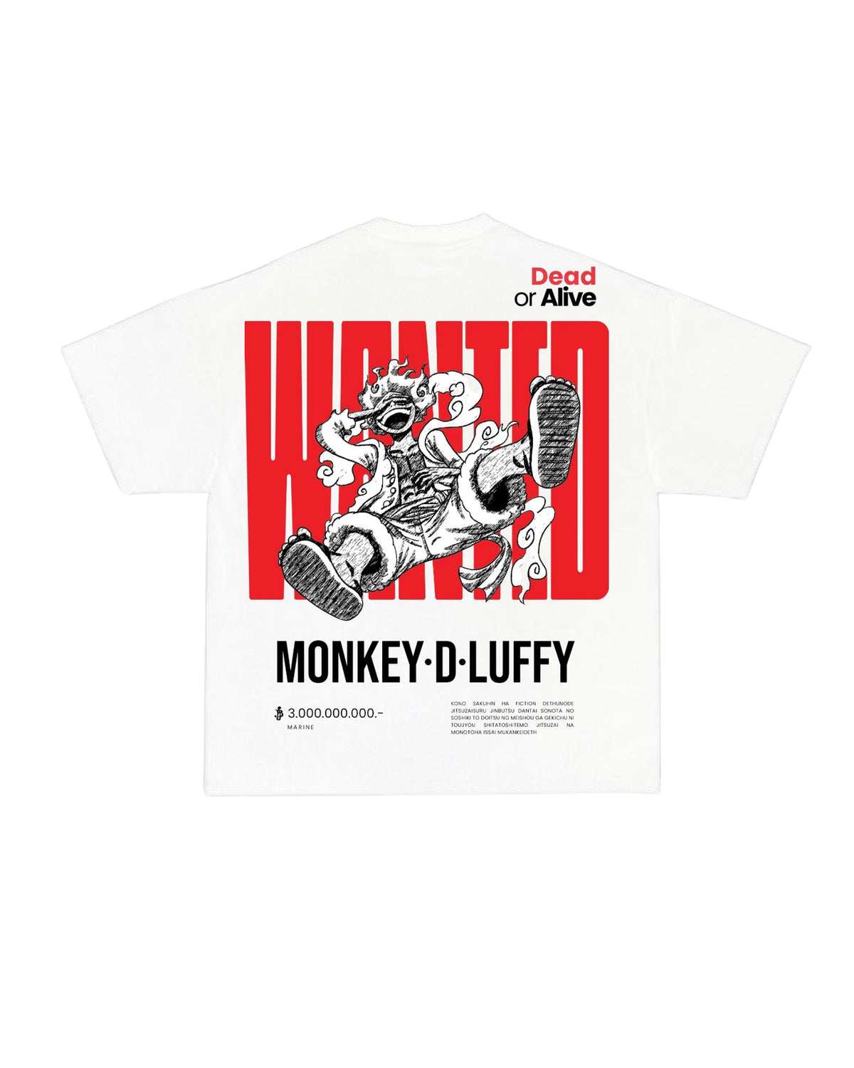 Camiseta Luffy-One Piece